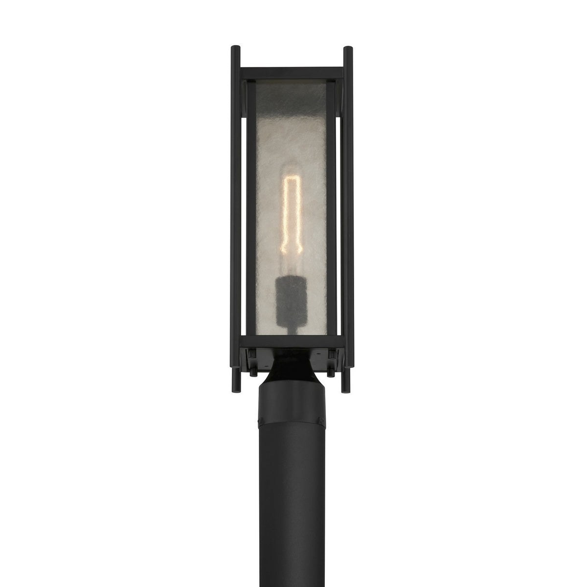 Savoy House - 5-3807-BK - One Light Outdoor Post Lantern - Jacobs - Matte Black
