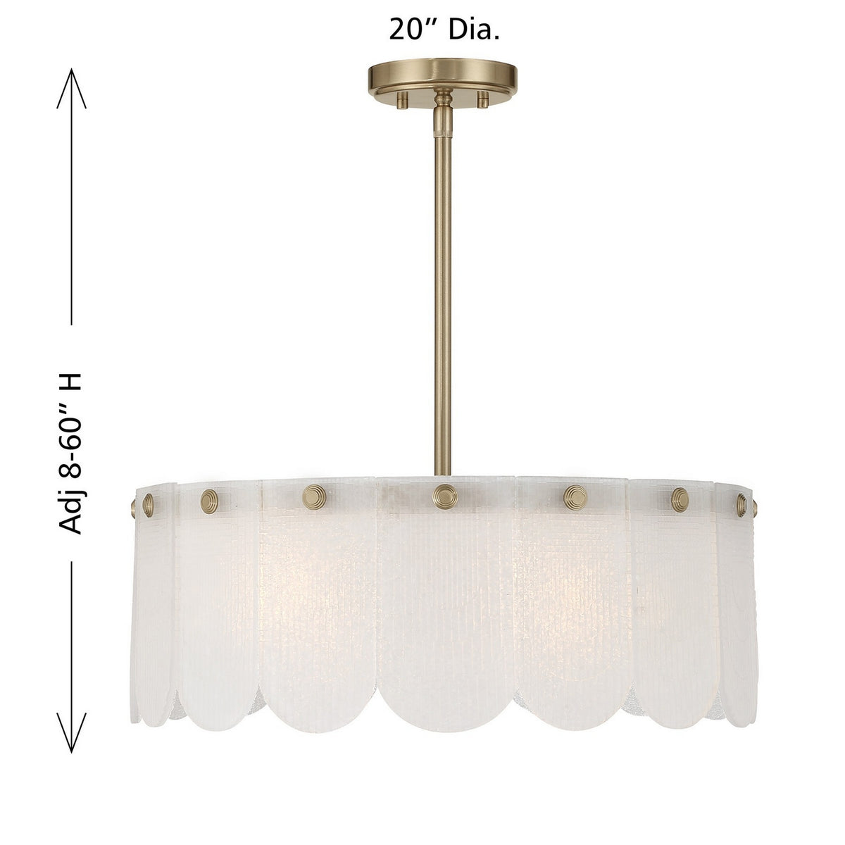 Savoy House - 6-9801-4-127 - Four Light Convertible - Ashton - Noble Brass