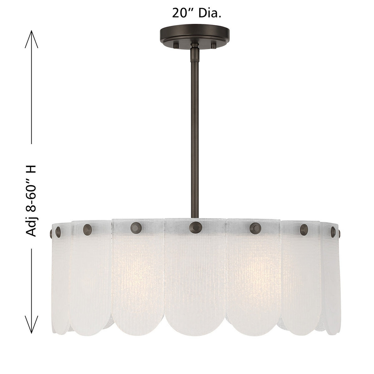 Savoy House - 6-9801-4-15 - Four Light Convertible - Ashton - Mediterranean Bronze