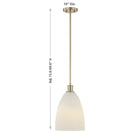 Savoy House - 7-1244-1-127 - Une lumière Suspension - Baldwin - Noble Brass