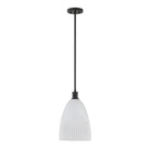 Savoy House - 7-1244-1-89 - Une lumière Suspension - Baldwin - Noir mat