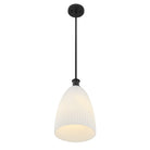 Savoy House - 7-1244-1-89 - Une lumière Suspension - Baldwin - Noir mat
