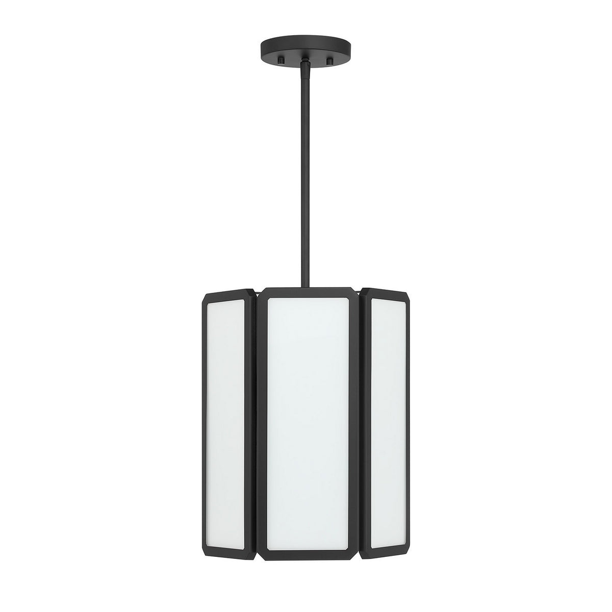 Savoy House - 7-1700-3-89 - Trois Lumières Suspension - Leeds - Noir mat