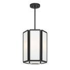 Savoy House - 7-1700-3-89 - Trois Lumières Suspension - Leeds - Noir mat