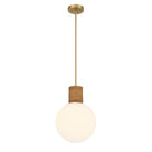 Savoy House - 7-4082-1-322 - Une lumière Suspension - Jarrell - Cuivres chaleureux