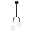 Savoy House - 7-5981-2-89 - Deux Lumières Suspension - Chester - Noir mat