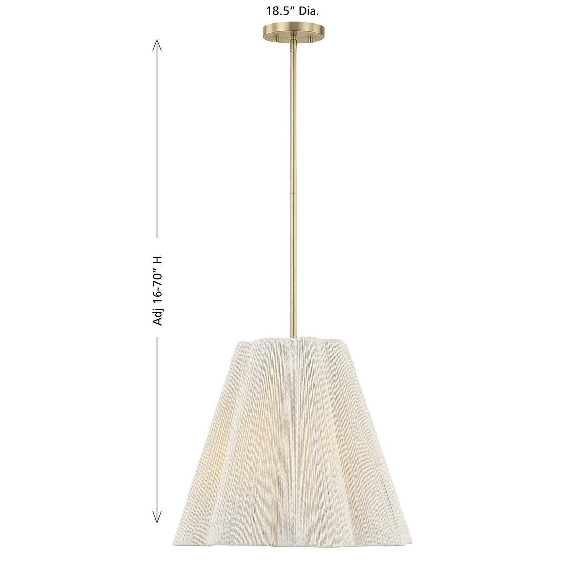 Savoy House - 7-6083-4-127 - Quatre Lumières Suspension - Rosa - Noble Brass