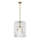 Savoy House - 7-6209-3-322 - Trois Lumières Suspension - Reddick - Cuivre chaud