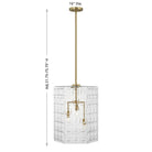 Savoy House - 7-6209-3-322 - Trois Lumières Suspension - Reddick - Cuivre chaud