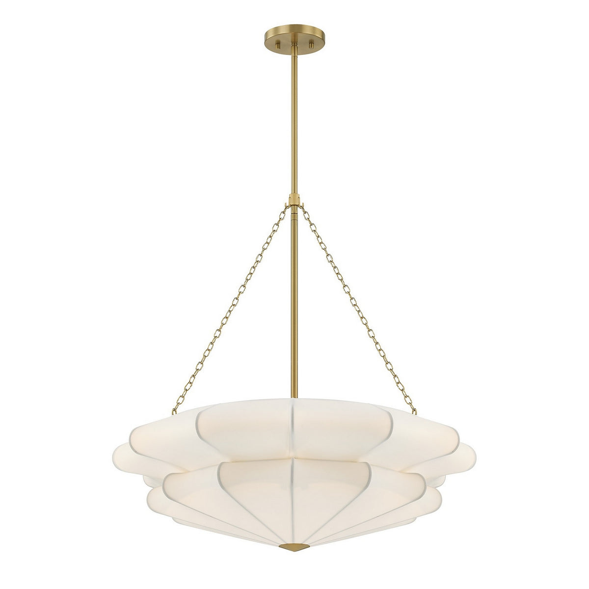 Savoy House - 7-9153-3-322 - Trois Lumières Suspension - Coppell - Laiton chaud