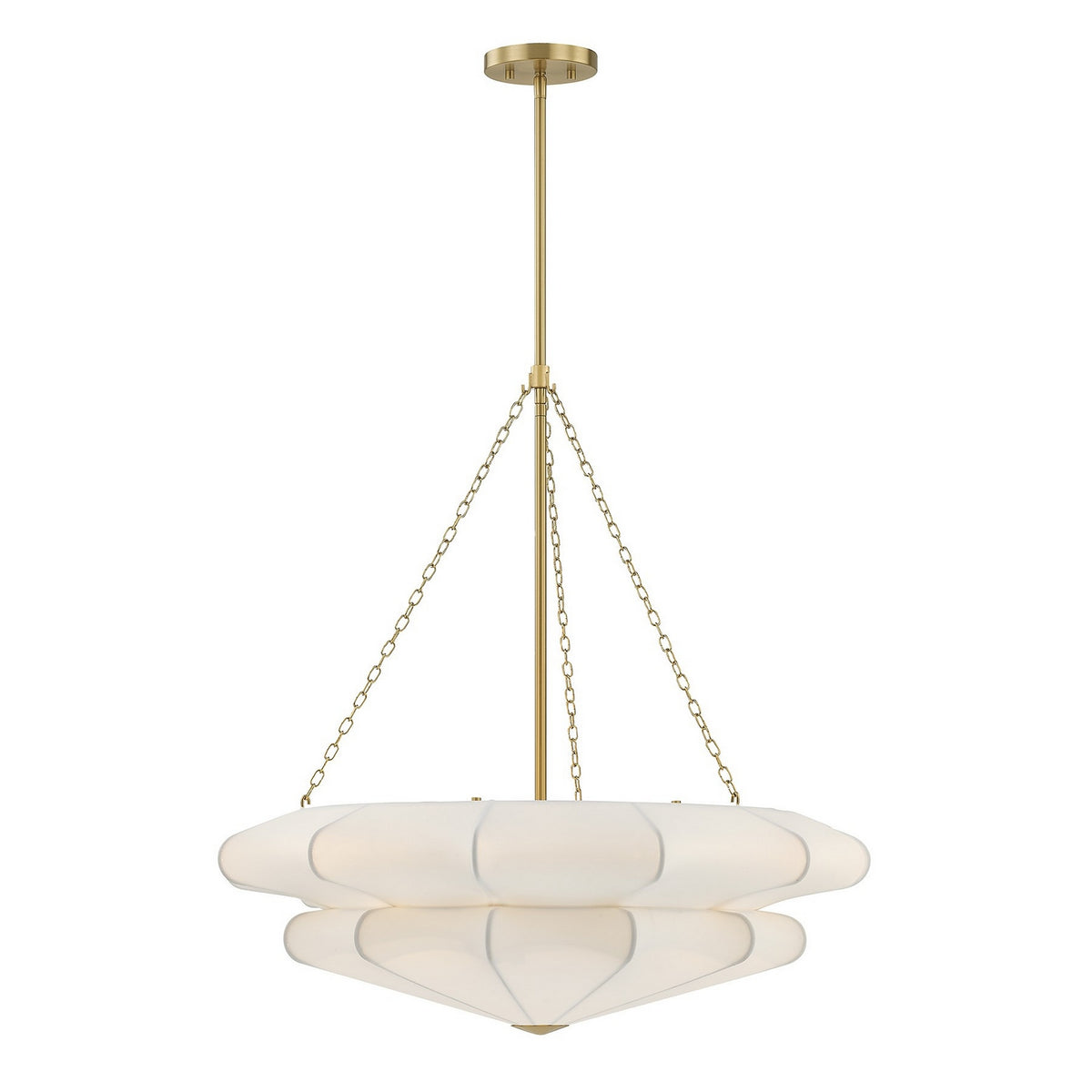 Savoy House - 7-9153-3-322 - Trois Lumières Suspension - Coppell - Laiton chaud