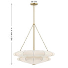 Savoy House - 7-9153-3-322 - Trois Lumières Suspension - Coppell - Laiton chaud