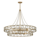 Savoy House - 7-9381-12-338 - 12 Lumières Suspension - Eau de Cologne - Or opulent