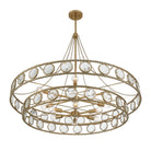 Savoy House - 7-9381-12-338 - 12 Lumières Suspension - Eau de Cologne - Or opulent