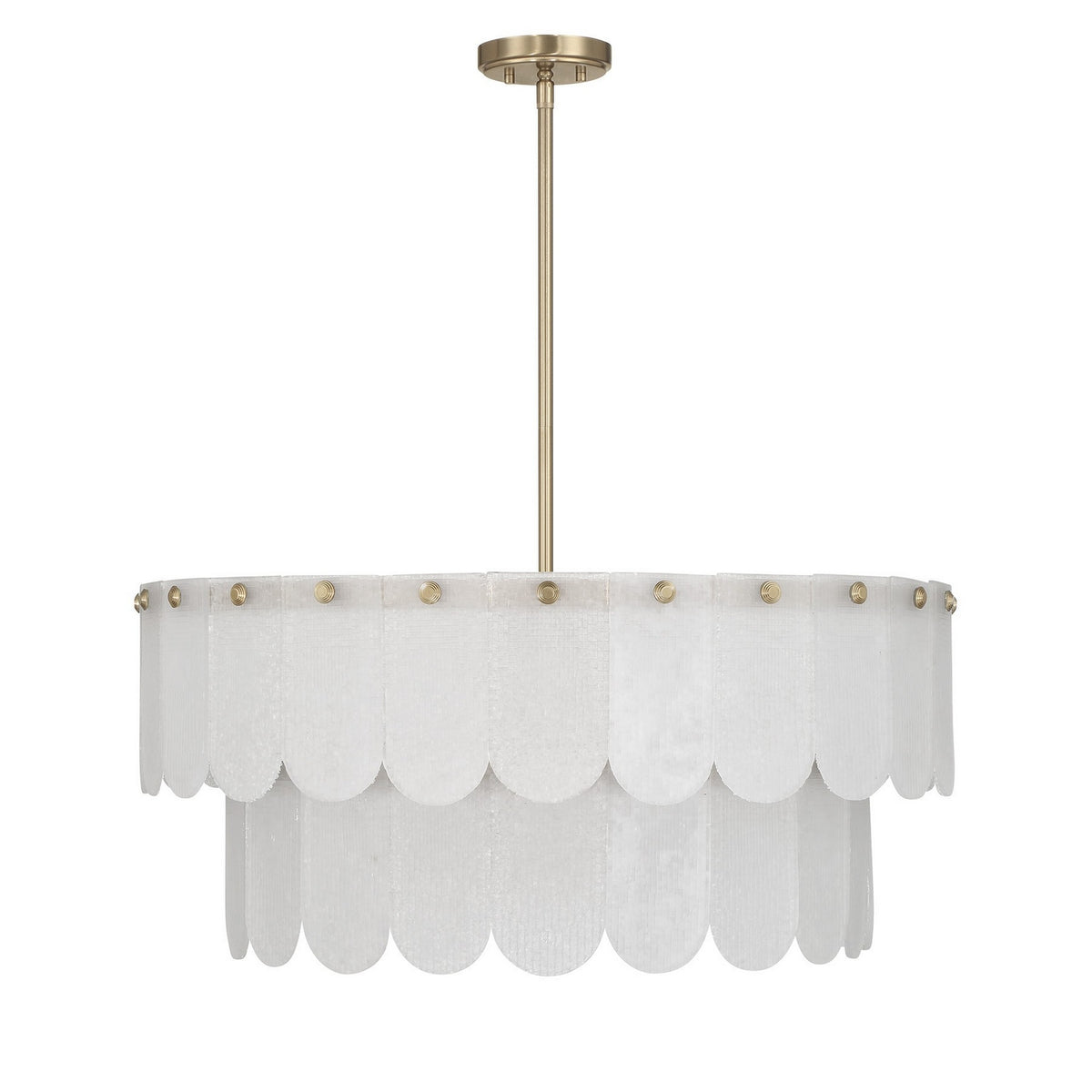 Savoy House - 7-9800-10-127 - Dix Lumières Suspension - Ashton - Noble Brass
