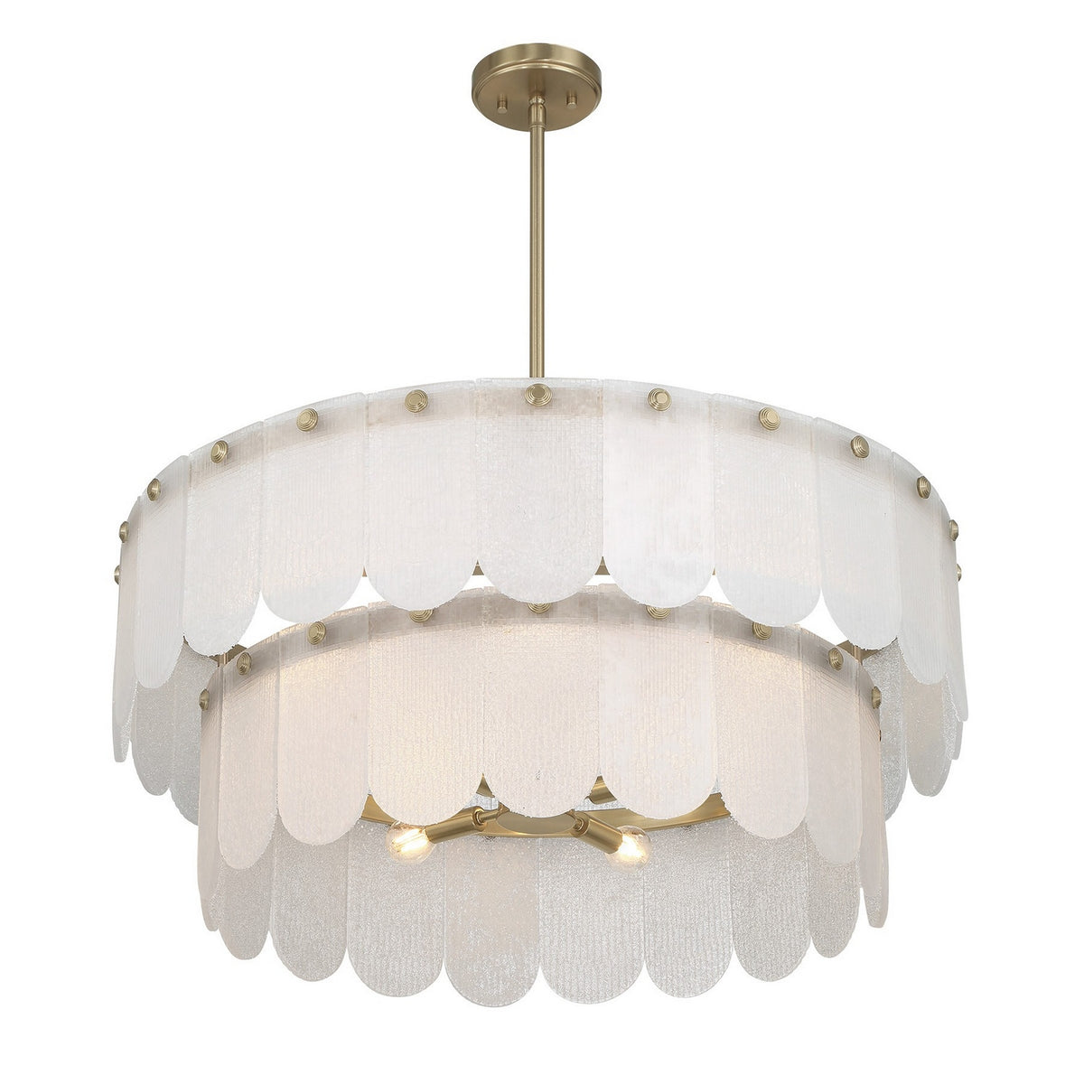 Savoy House - 7-9800-10-127 - Dix Lumières Suspension - Ashton - Noble Brass