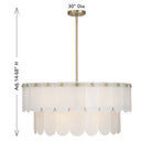Savoy House - 7-9800-10-127 - Dix Lumières Suspension - Ashton - Noble Brass