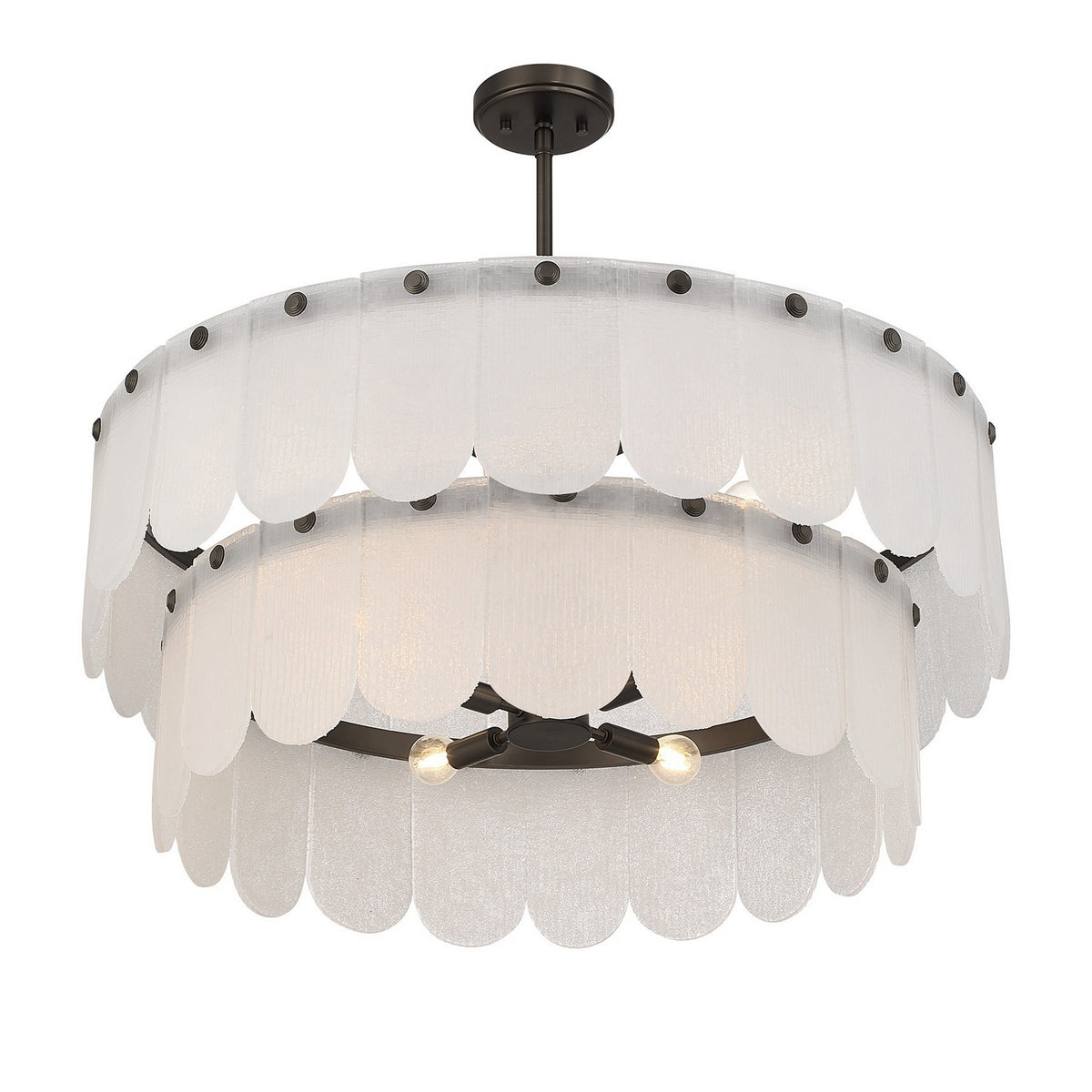 Savoy House - 7-9800-10-15 - Dix Lumières Suspension - Ashton - Bronze méditerranéen