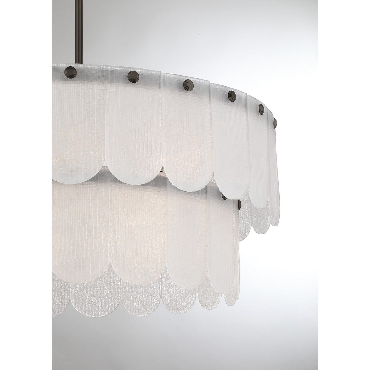 Savoy House - 7-9800-10-15 - Dix Lumières Suspension - Ashton - Bronze méditerranéen