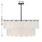 Savoy House - 7-9800-10-15 - Dix Lumières Suspension - Ashton - Bronze méditerranéen