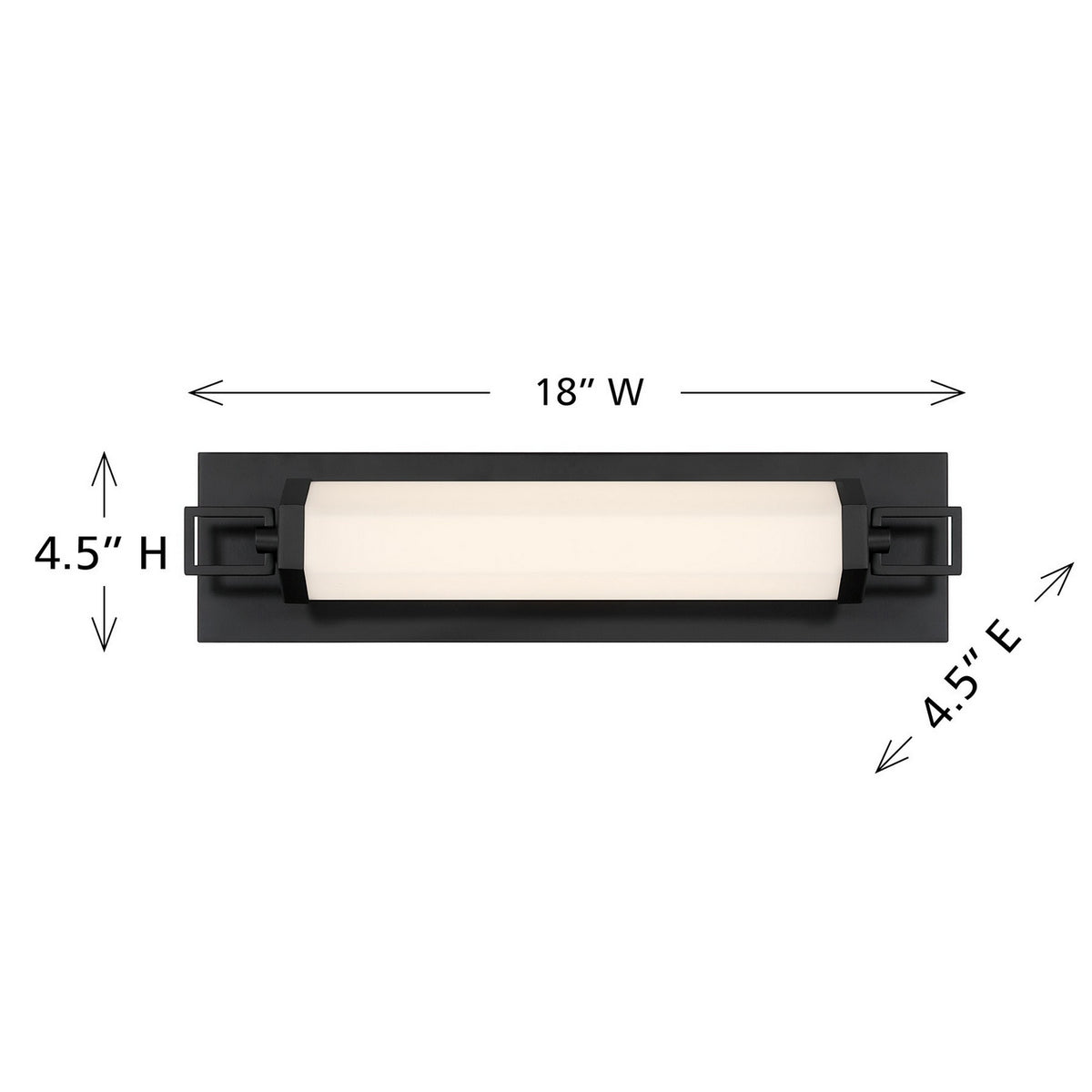 Savoy House - 8-3303-18-335 - Meuble-lavabo LED - Parker - Lustre noir
