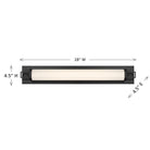 Savoy House - 8-3303-28-335 - Meuble-lavabo LED - Parker - Lustre noir