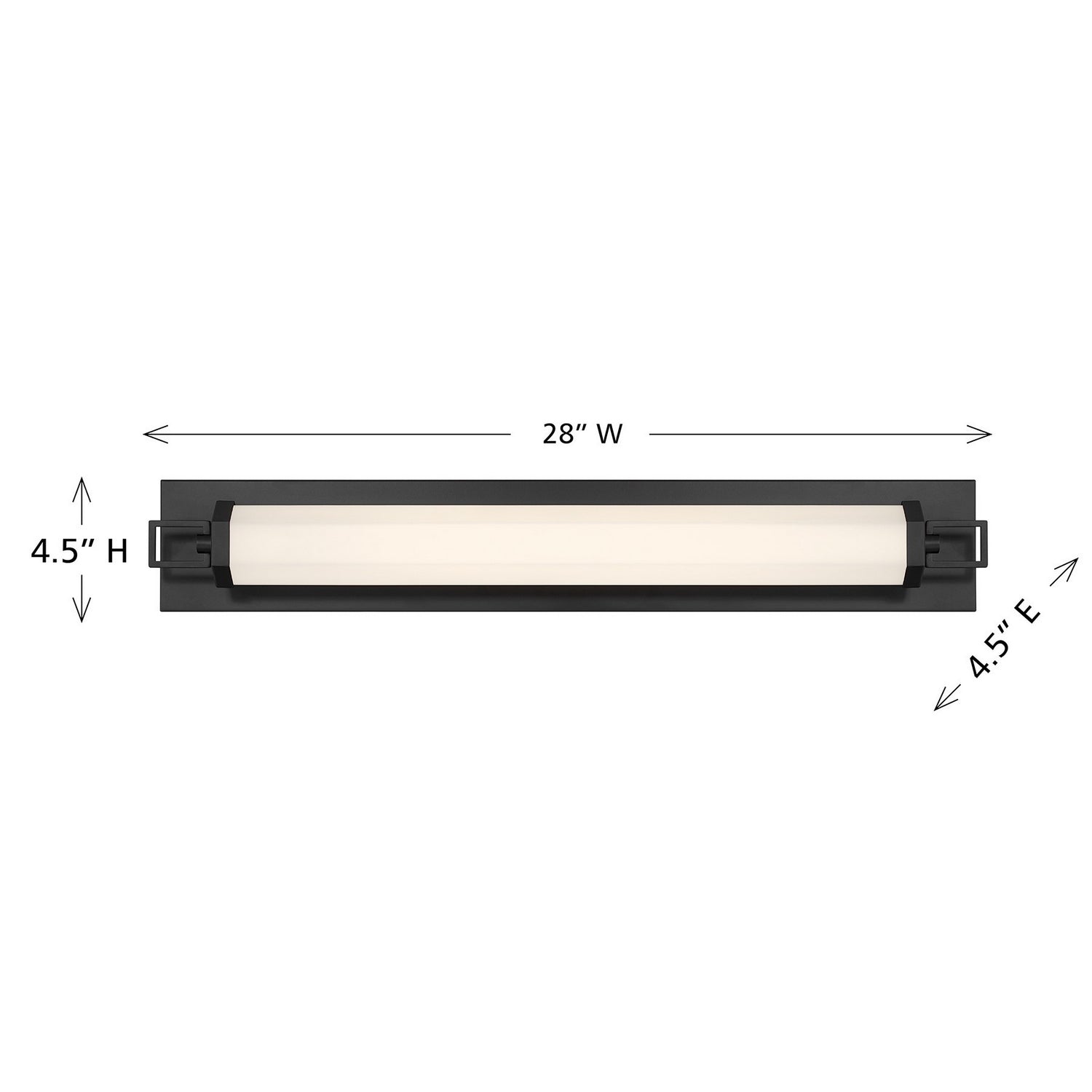 Savoy House - 8-3303-28-335 - LED Bathroom Vanity - Parker - Black Lustre