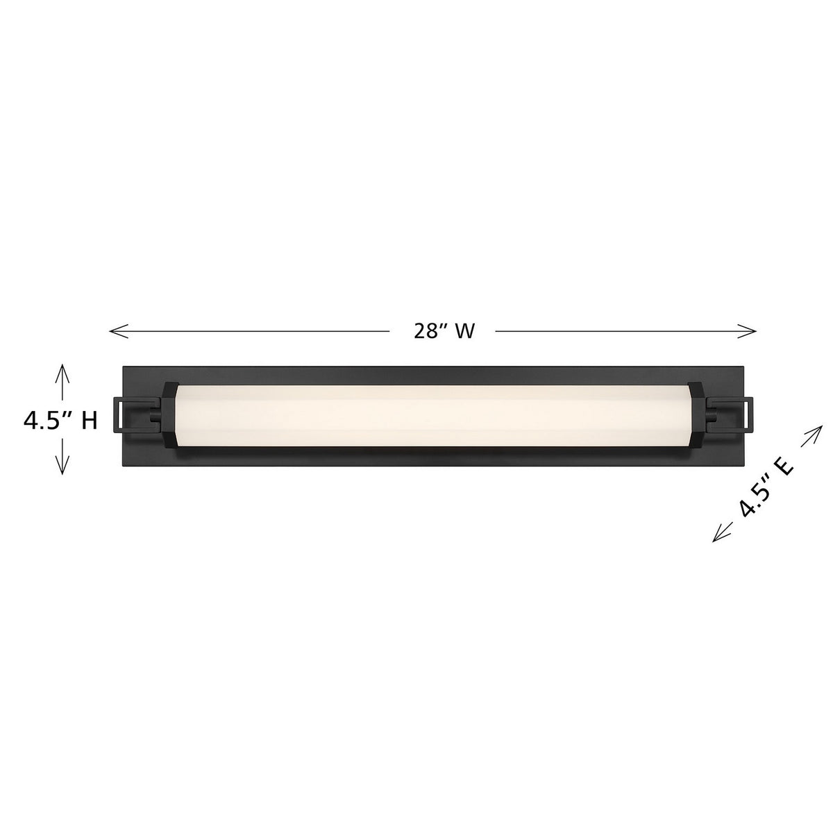 Savoy House - 8-3303-28-335 - Meuble-lavabo LED - Parker - Lustre noir