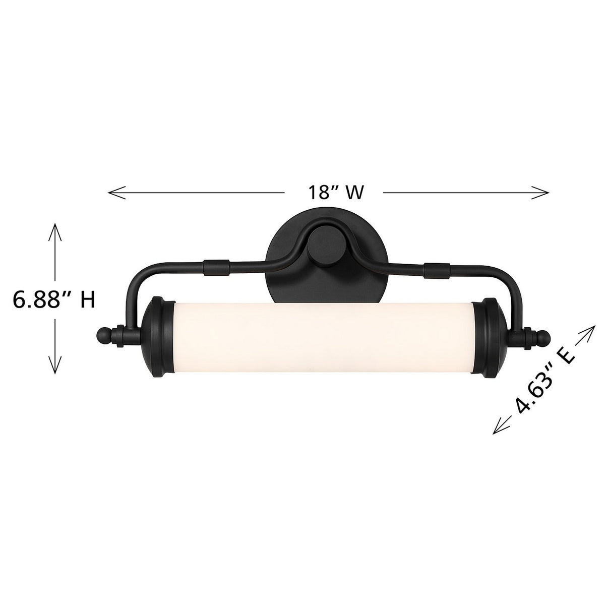 Savoy House - 8-3309-18-335 - Meuble-lavabo LED - Keller - Lustre noir