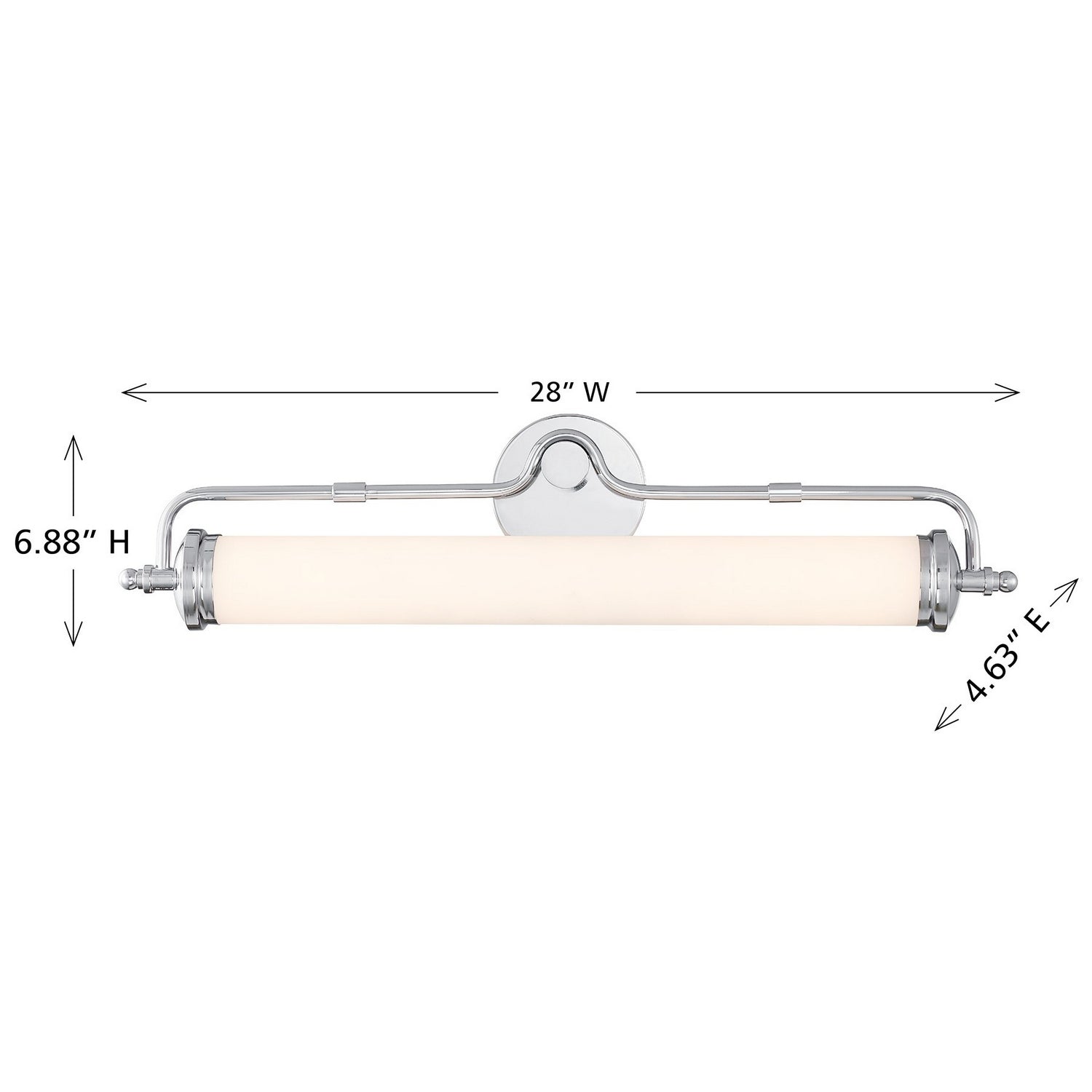 Savoy House - 8-3309-28-11 - Meuble-lavabo LED - Keller - Chrome