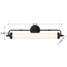Savoy House - 8-3309-28-335 - Meuble-lavabo LED - Keller - Lustre noir