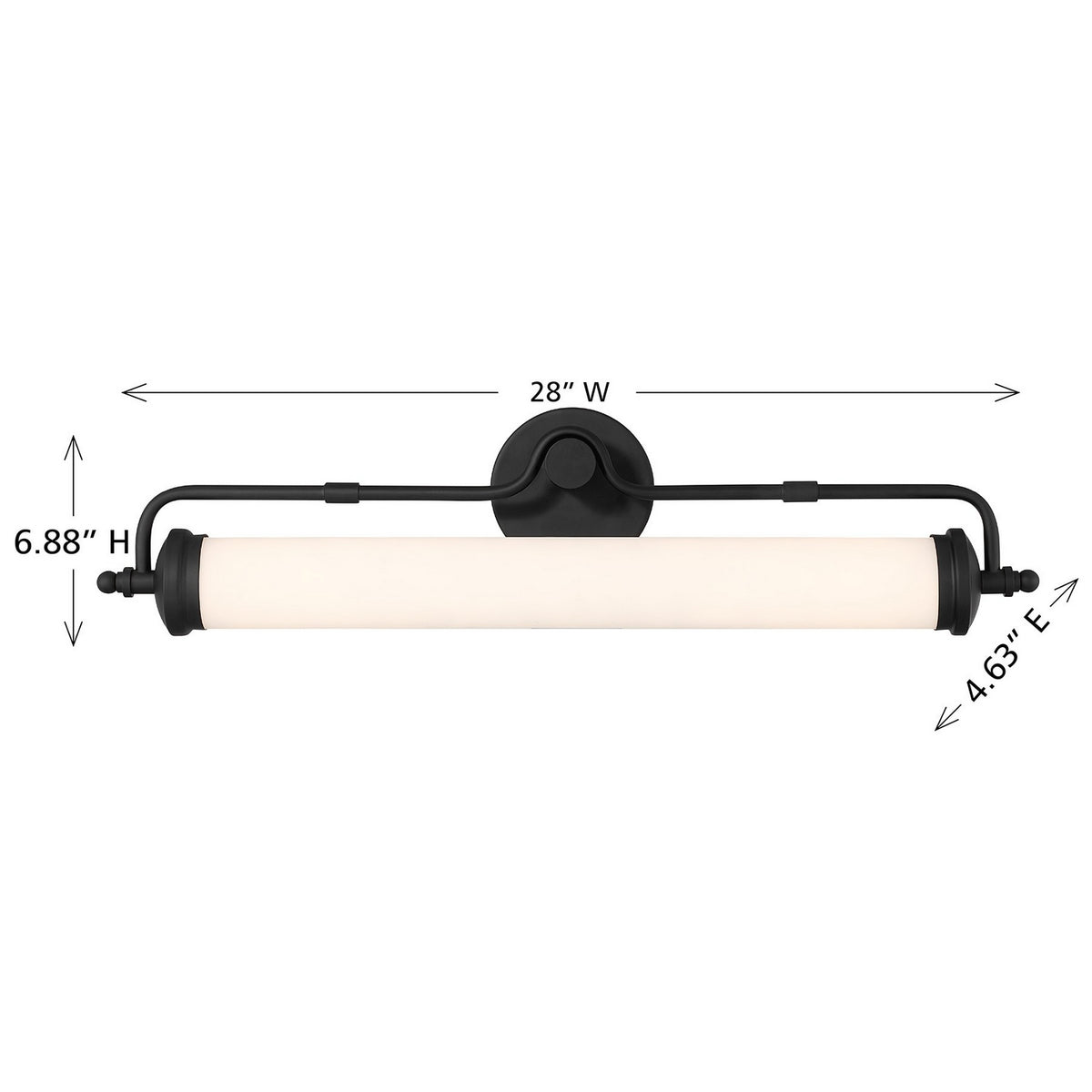 Savoy House - 8-3309-28-335 - Meuble-lavabo LED - Keller - Lustre noir
