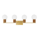 Savoy House - 8-4081-4-322 - Meuble-lavabo à quatre lumières - Jarrell - Laiton chaud
