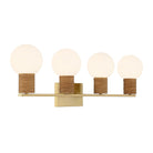 Savoy House - 8-4081-4-322 - Meuble-lavabo à quatre lumières - Jarrell - Laiton chaud