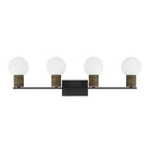 Savoy House - 8-4081-4-BK - Meuble-lavabo à quatre lumières - Jarrell - Noir mat