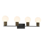 Savoy House - 8-4081-4-BK - Meuble-lavabo à quatre lumières - Jarrell - Noir mat