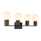Savoy House - 8-4081-4-BK - Meuble-lavabo à quatre lumières - Jarrell - Noir mat