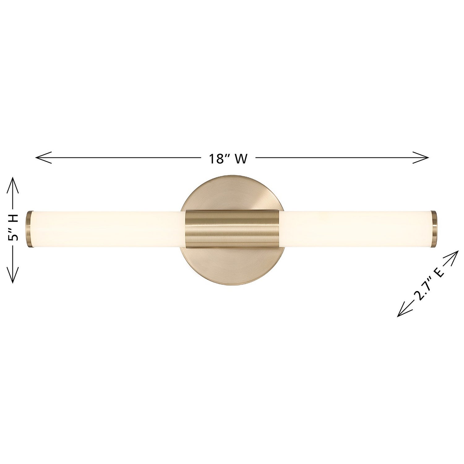 Savoy House - 8-9999-18-BR - Meuble-lavabo LED - Connor - Laiton