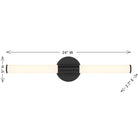 Savoy House - 8-9999-24-BK - LED Vanity - Connor - Matte Black