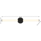 Savoy House - 8-9999-30-BK - LED Vanity - Connor - Matte Black