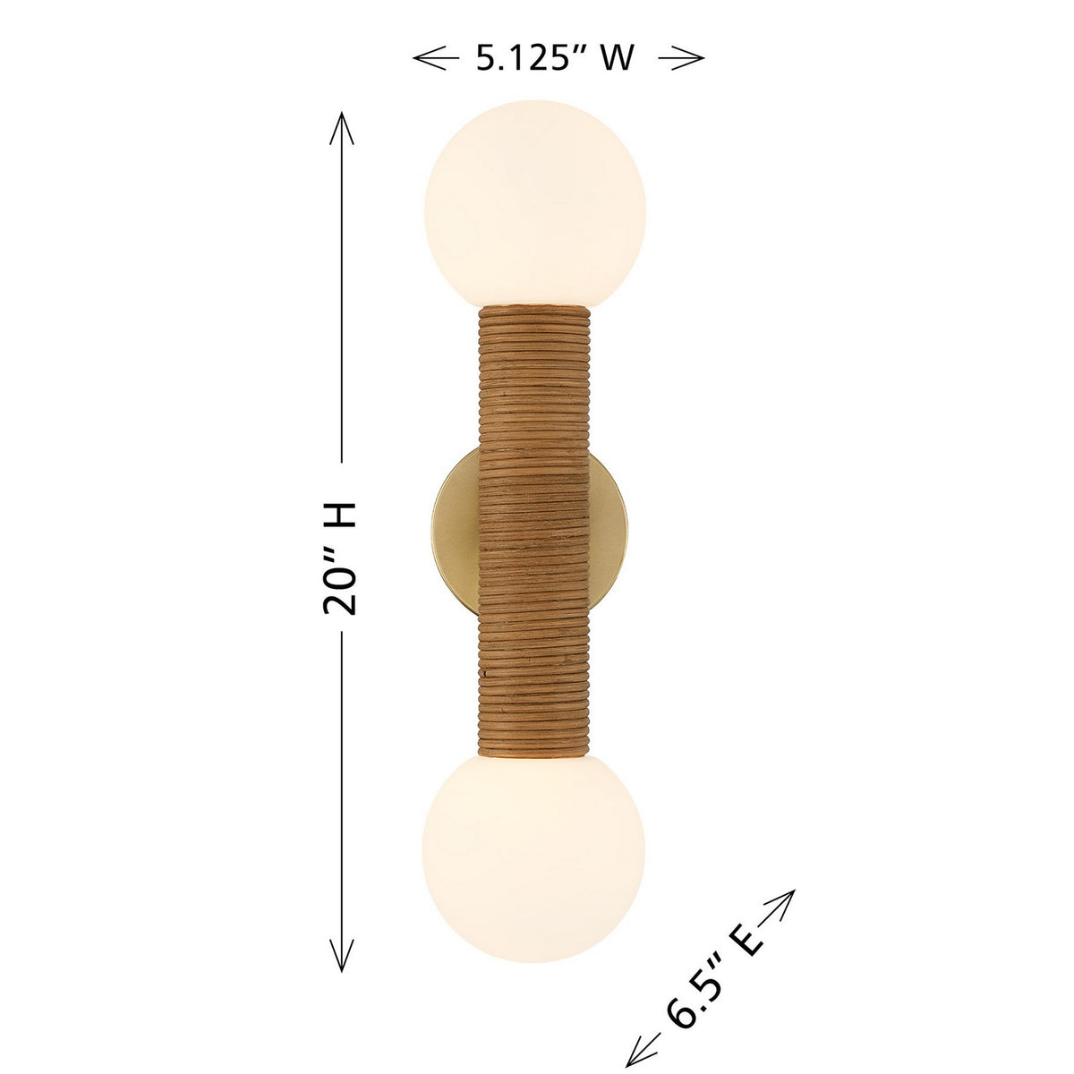 Savoy House - 9-4081-2-322 - Two Light Wall Sconce - Jarrell - Warm Brass
