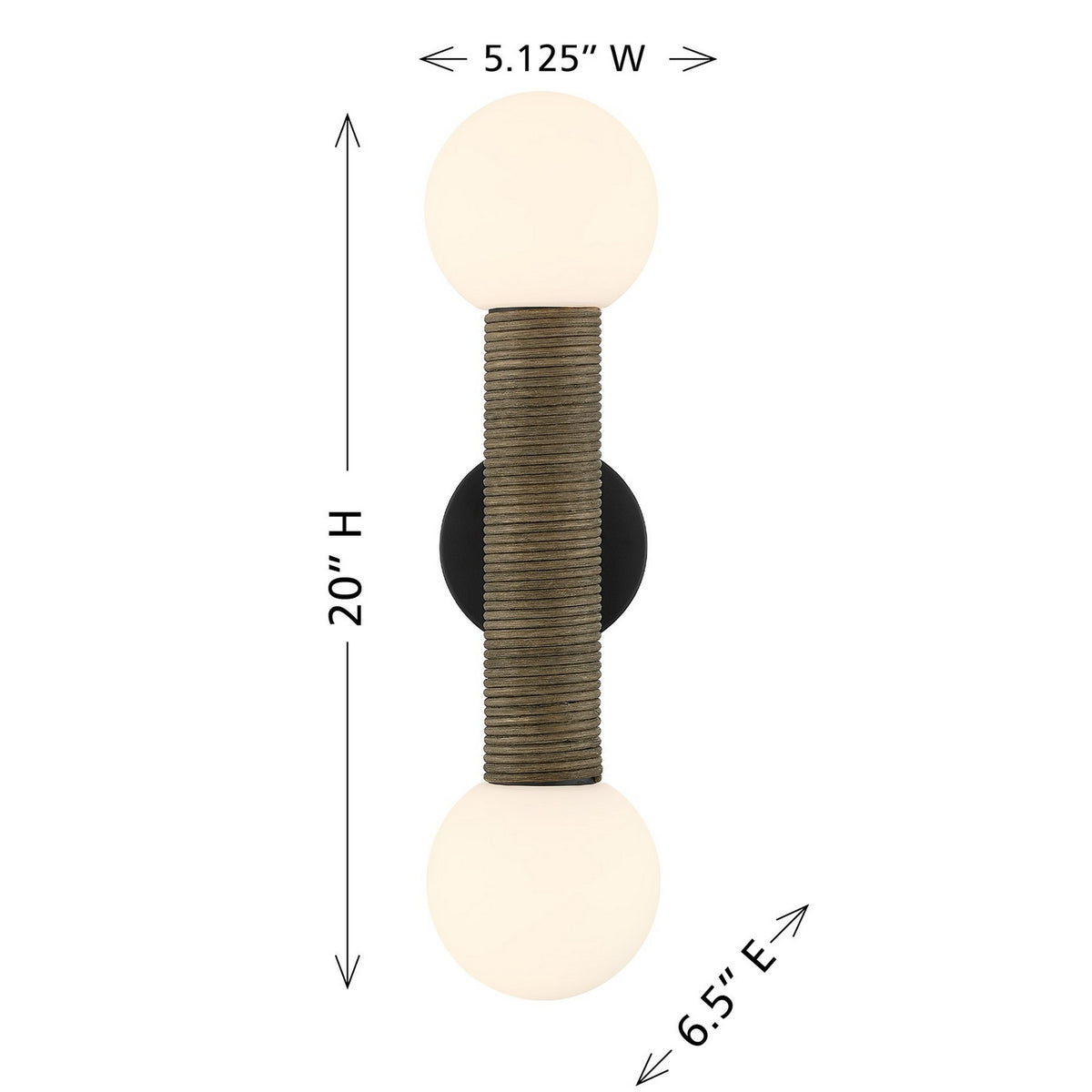 Savoy House - 9-4081-2-BK - Two Light Wall Sconce - Jarrell - Matte Black