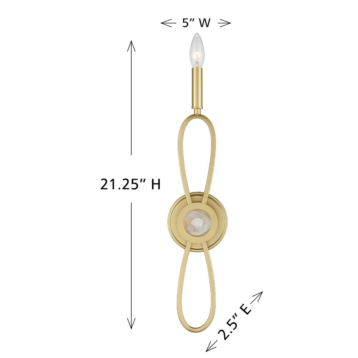 Savoy House - 9-4100-1-328 - One Light Wall Sconce - Minette - Spun Gold
