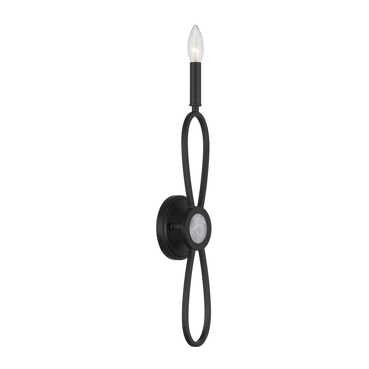Savoy House - 9-4100-1-89 - One Light Wall Sconce - Minette - Matte Black
