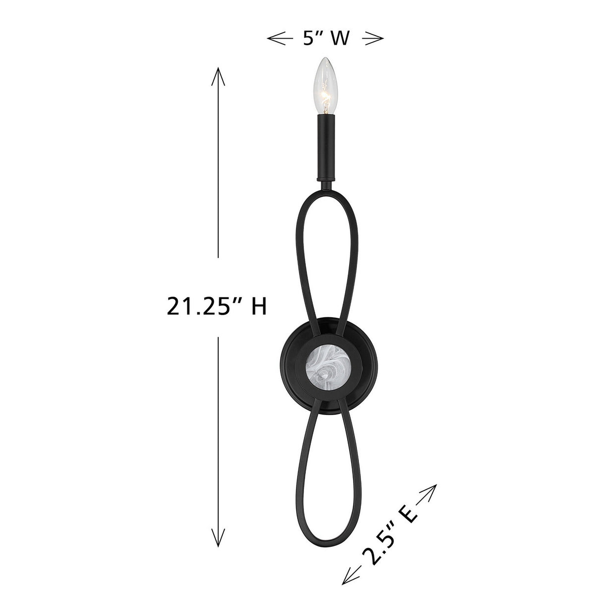 Savoy House - 9-4100-1-89 - One Light Wall Sconce - Minette - Matte Black