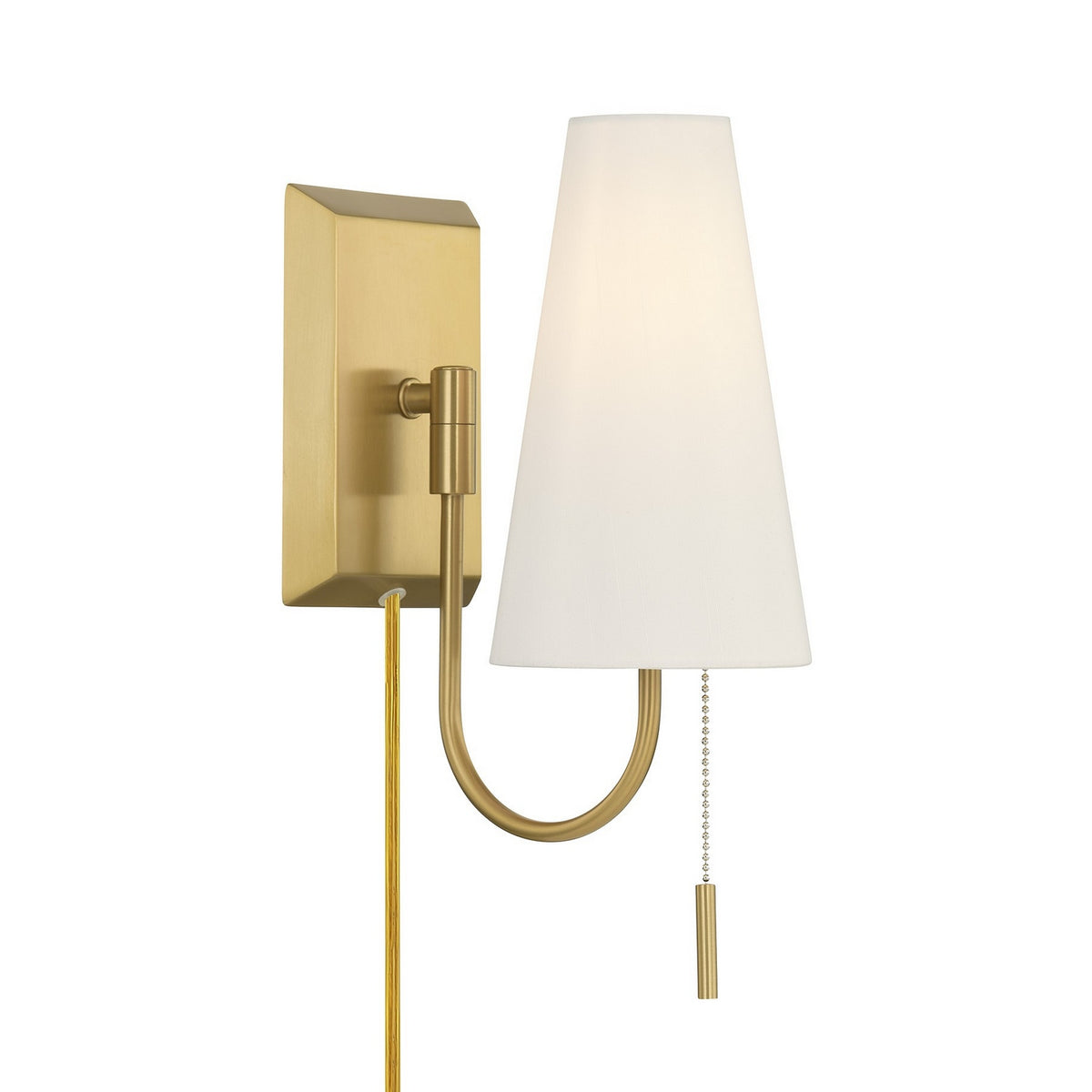 Savoy House - 9-4704CP-1-322 - Une lumière Murale - Wilkes - Laiton chaud
