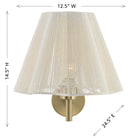 Savoy House - 9-6082CP-1-127 - Une lumière Murale - Rosa - Noble Brass