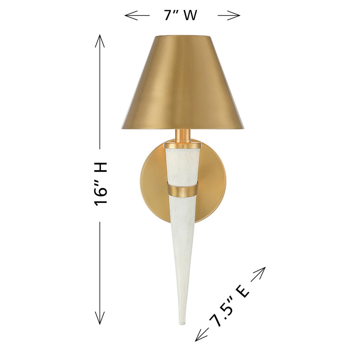 Savoy House - 9-6300-1-322 - One Light Wall Sconce - Hearne - Warm Brass