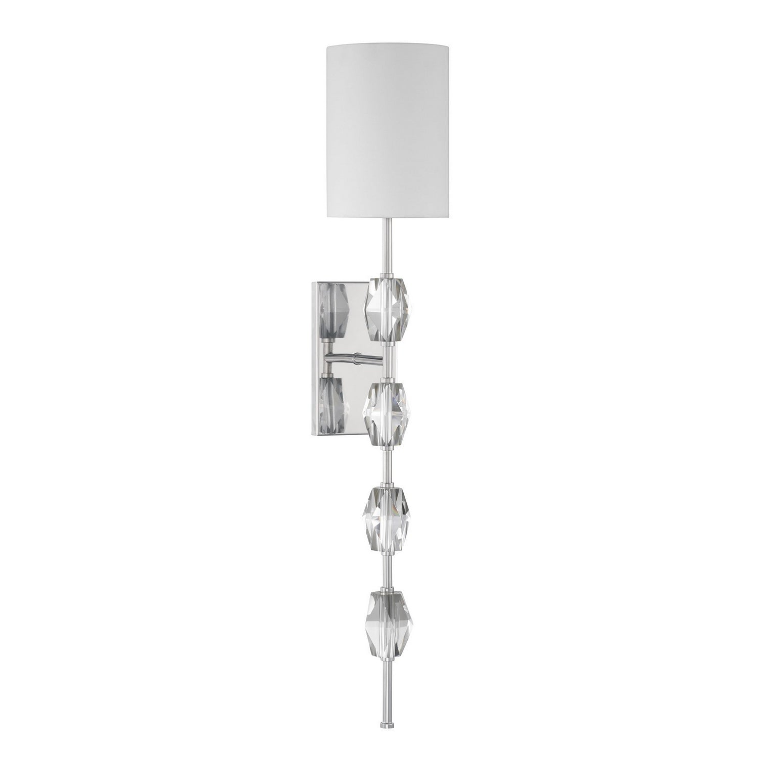Savoy House - 9-9520-1-109 - One Light Wall Sconce - Sebring - Polished Nickel
