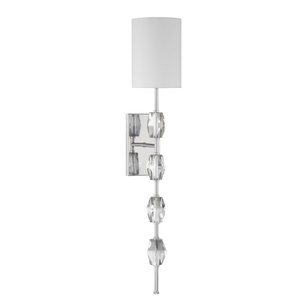 Savoy House - 9-9520-1-109 - One Light Wall Sconce - Sebring - Polished Nickel